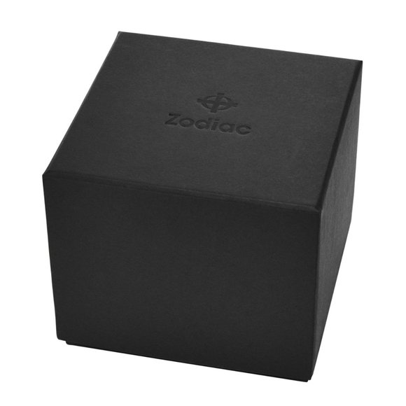 🚫SOLD🚫Zodiac Olympos Automatic Three-Hand Date, Blue Leather Watch ZO9711 - Picture 7 of 7